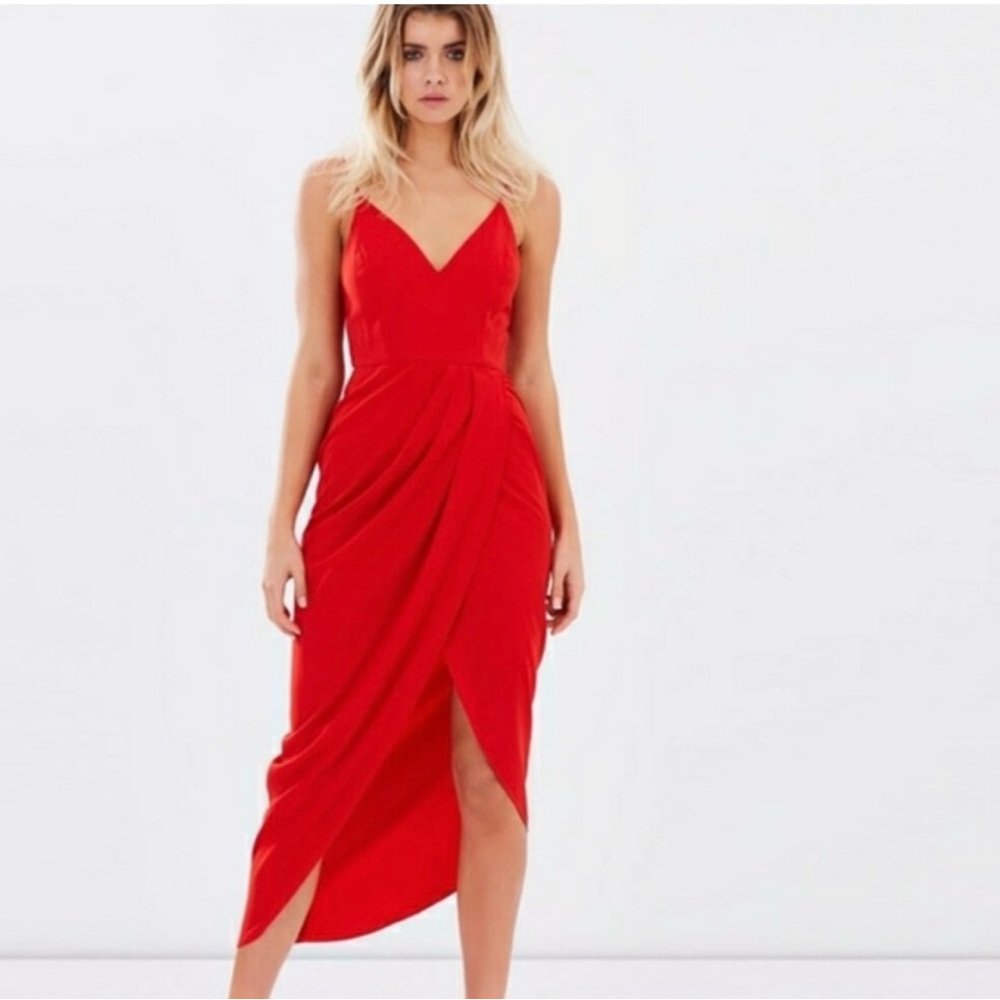 NWT Shona Joy | Cocktail Draped Dress